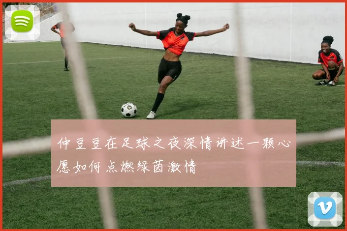 仲豆豆在足球之夜深情讲述一颗心愿如何点燃绿茵激情